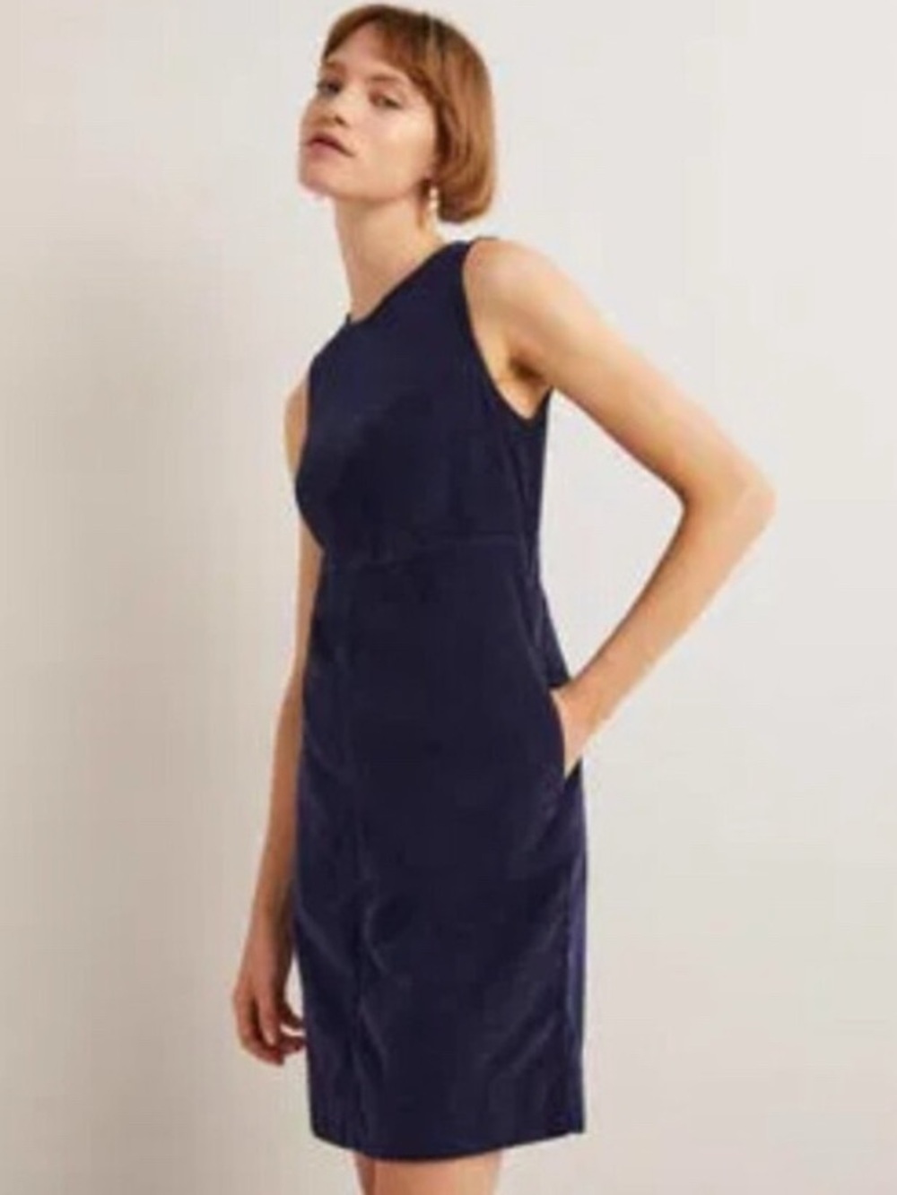 Boden Evie Navy Cord Dress